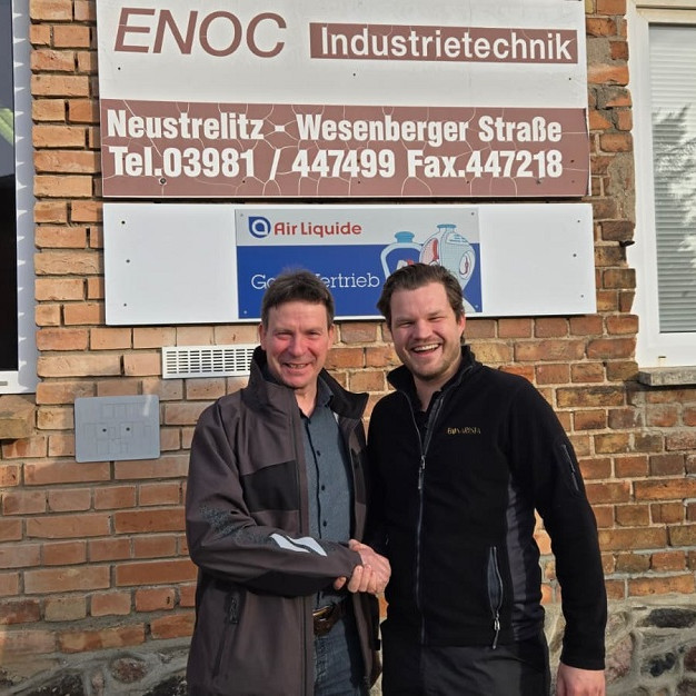 Bernd Witak mit Nachfolger Tony Kowalewski 