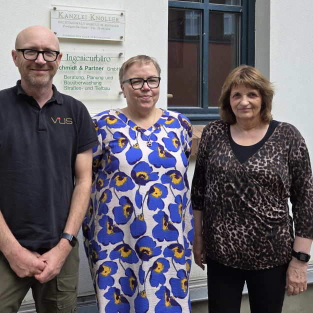 Torsten Schäfer, Regina Knöpfel und Doris Gustav